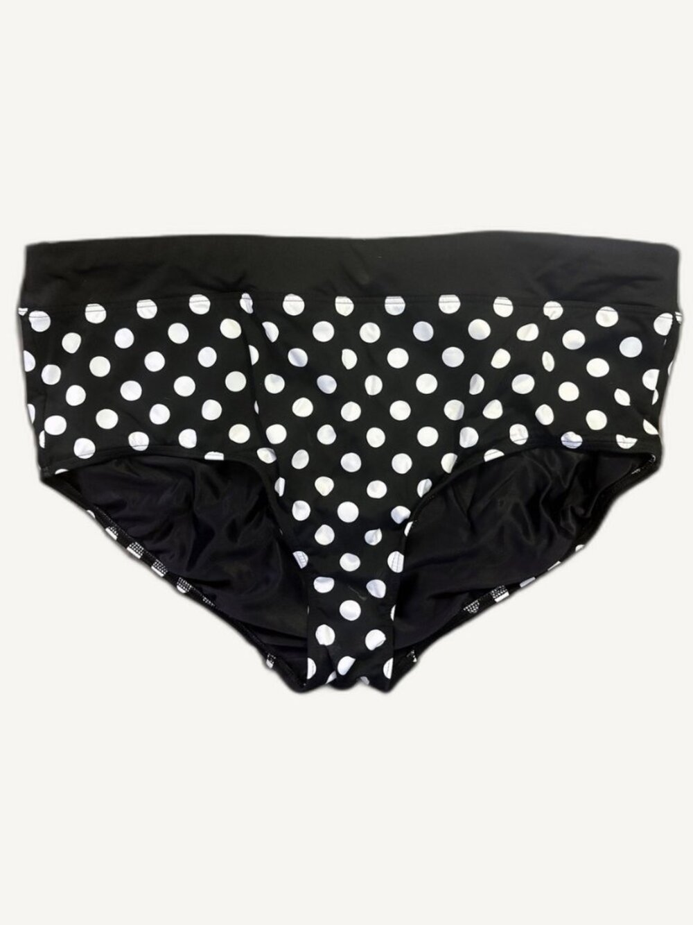 Lands' End High-Waisted Full-Coverage Swim Bikini Bottom 18W